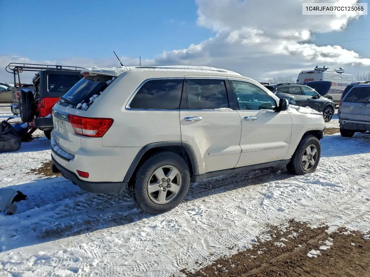 1C4RJFAG7CC125065 2012 Jeep Grand Cherokee Laredo