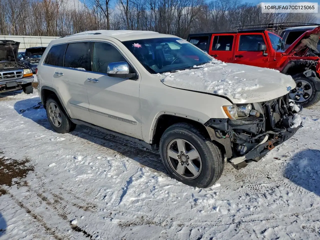 1C4RJFAG7CC125065 2012 Jeep Grand Cherokee Laredo