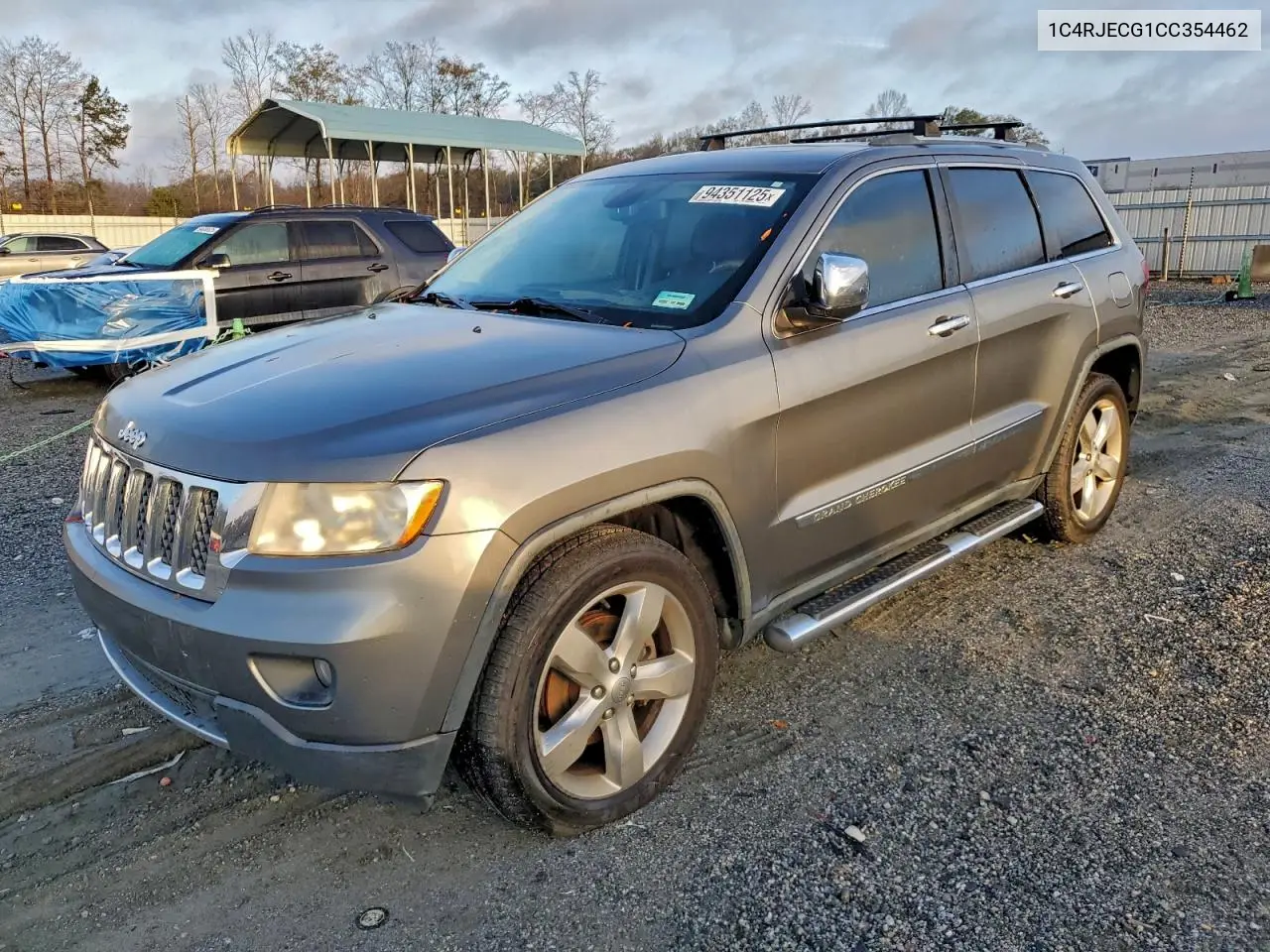 1C4RJECG1CC354462 2012 Jeep Grand Cherokee Overland