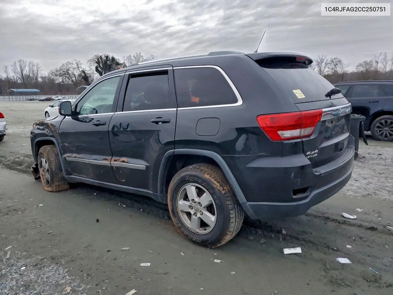 1C4RJFAG2CC250751 2012 Jeep Grand Cherokee Laredo