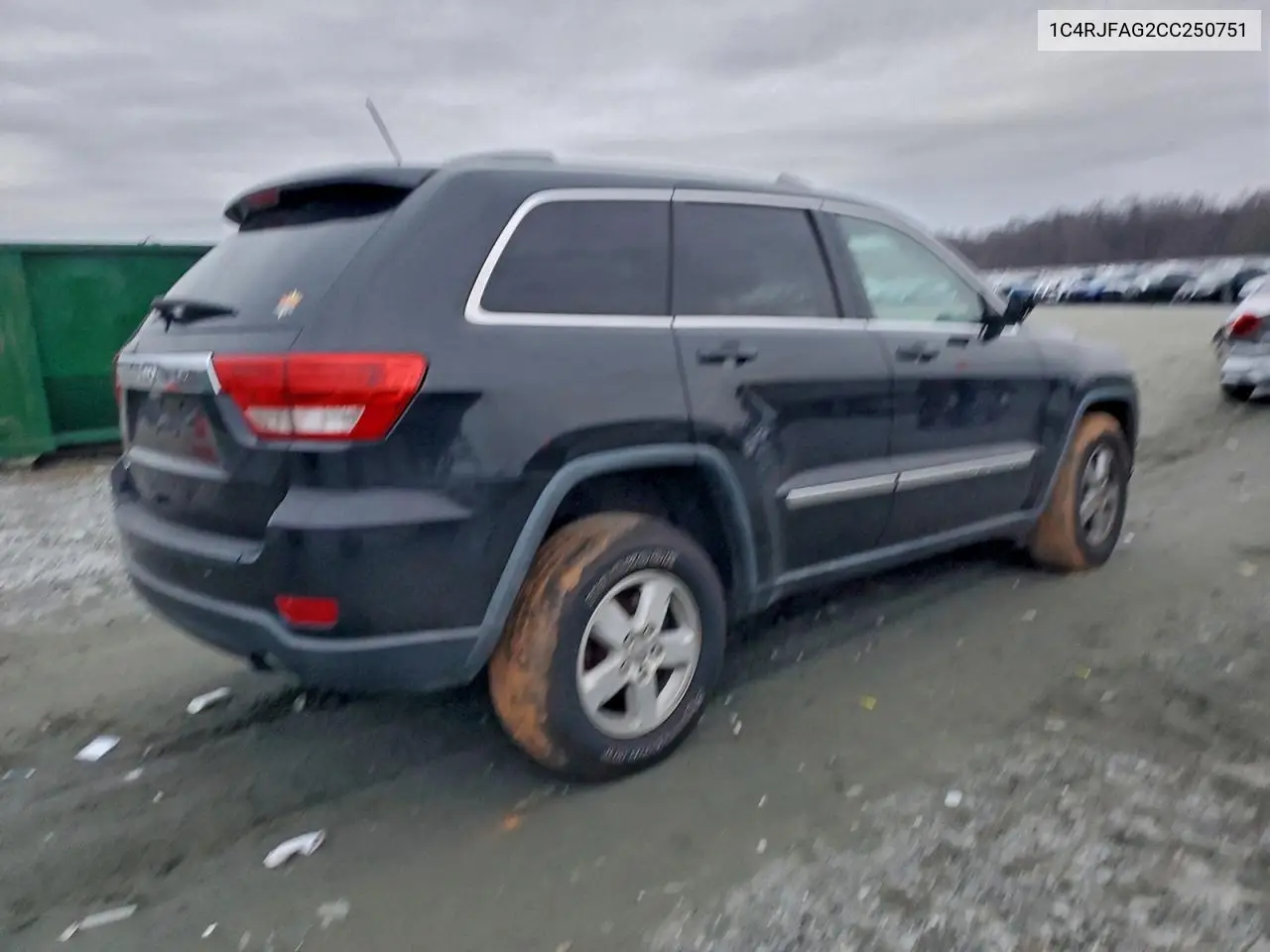 1C4RJFAG2CC250751 2012 Jeep Grand Cherokee Laredo