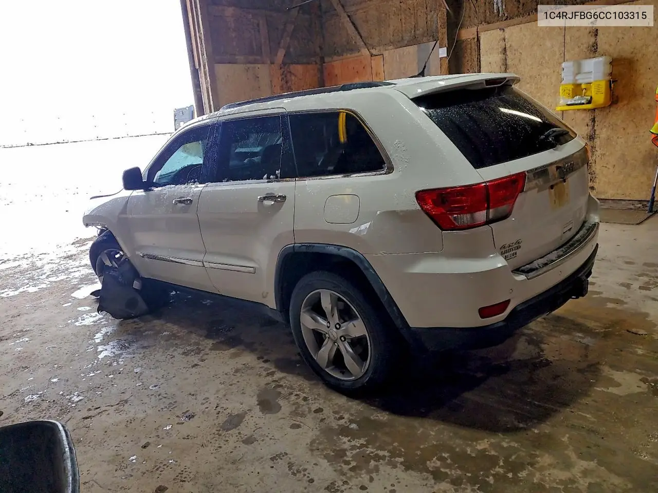 1C4RJFBG6CC103315 2012 Jeep Grand Cherokee Limited