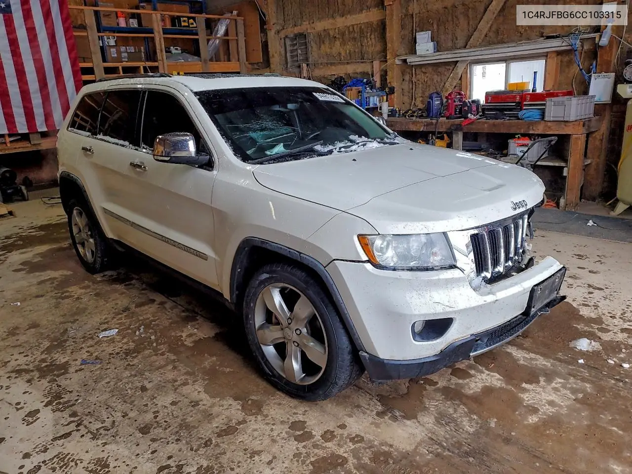 1C4RJFBG6CC103315 2012 Jeep Grand Cherokee Limited