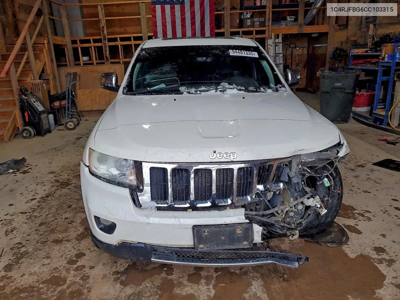 1C4RJFBG6CC103315 2012 Jeep Grand Cherokee Limited