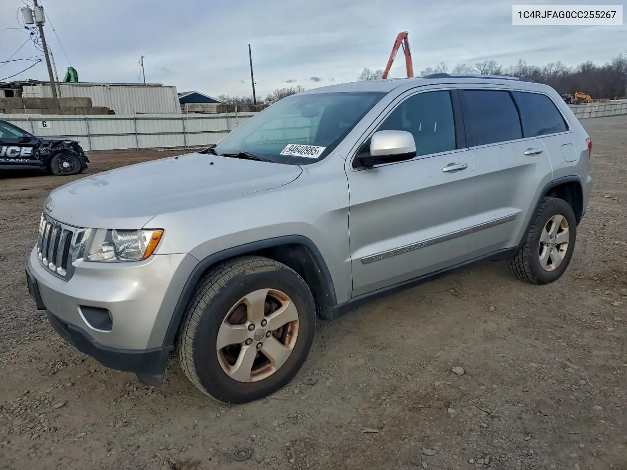 1C4RJFAG0CC255267 2012 Jeep Grand Cherokee Laredo