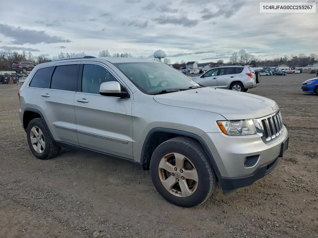 1C4RJFAG0CC255267 2012 Jeep Grand Cherokee Laredo
