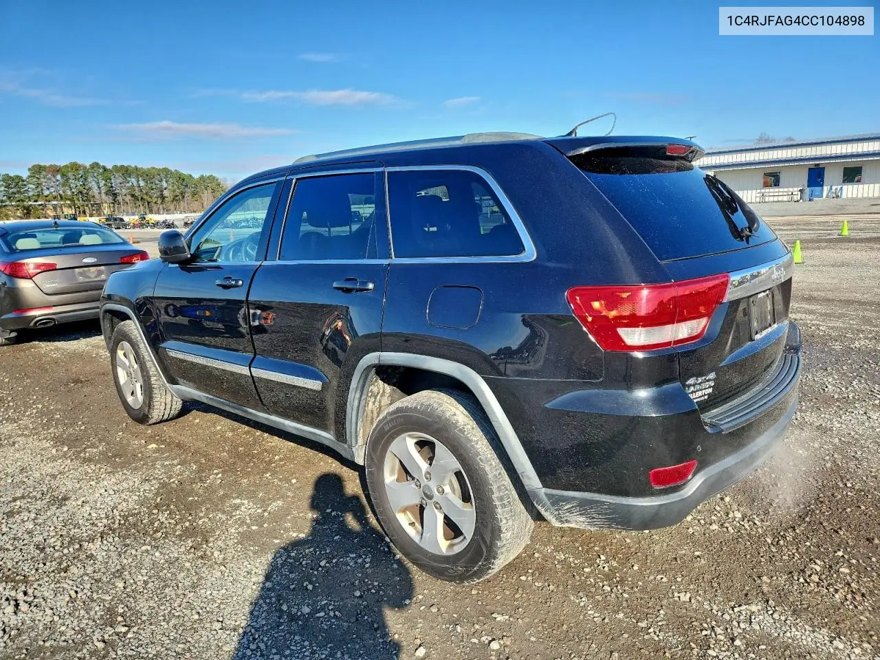 1C4RJFAG4CC104898 2012 Jeep Grand Cherokee Laredo