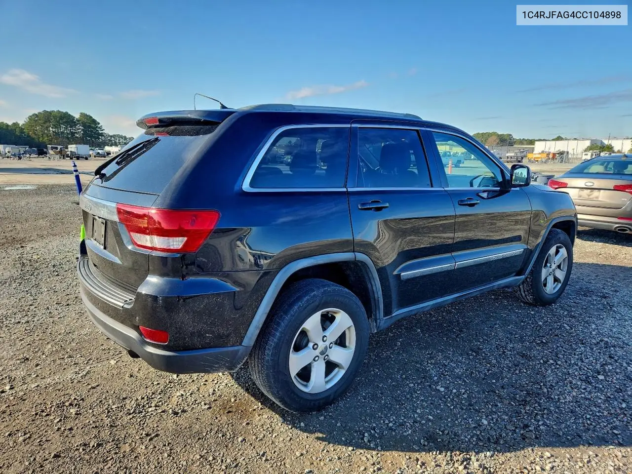 1C4RJFAG4CC104898 2012 Jeep Grand Cherokee Laredo