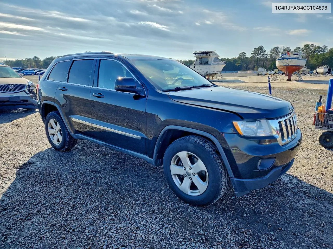 1C4RJFAG4CC104898 2012 Jeep Grand Cherokee Laredo