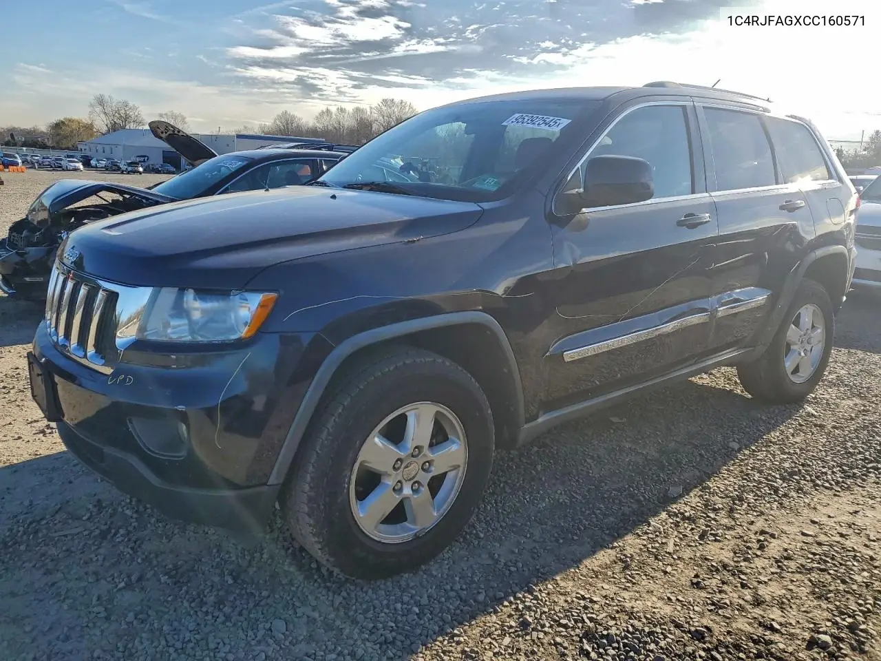 1C4RJFAGXCC160571 2012 Jeep Grand Cherokee Laredo