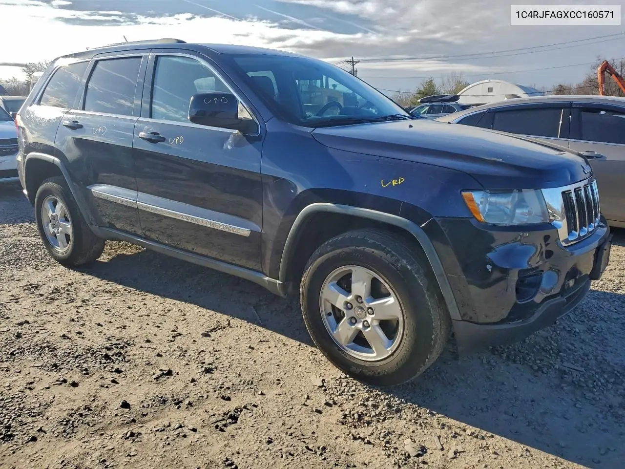 1C4RJFAGXCC160571 2012 Jeep Grand Cherokee Laredo