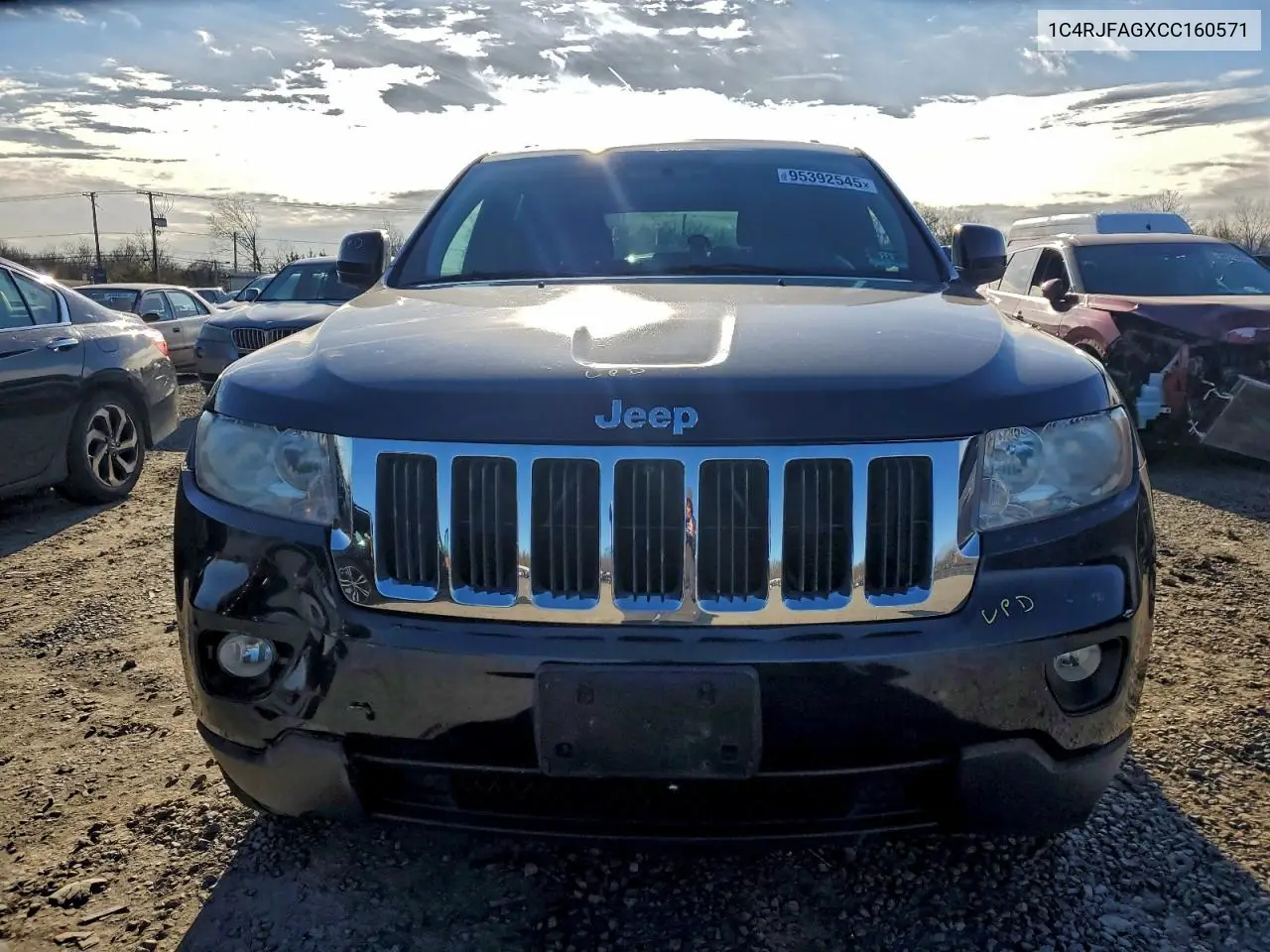 1C4RJFAGXCC160571 2012 Jeep Grand Cherokee Laredo