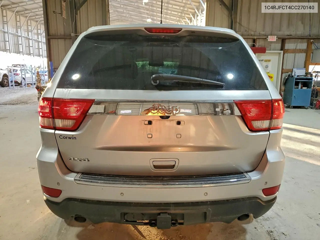 1C4RJFCT4CC270140 2012 Jeep Grand Cherokee Overland