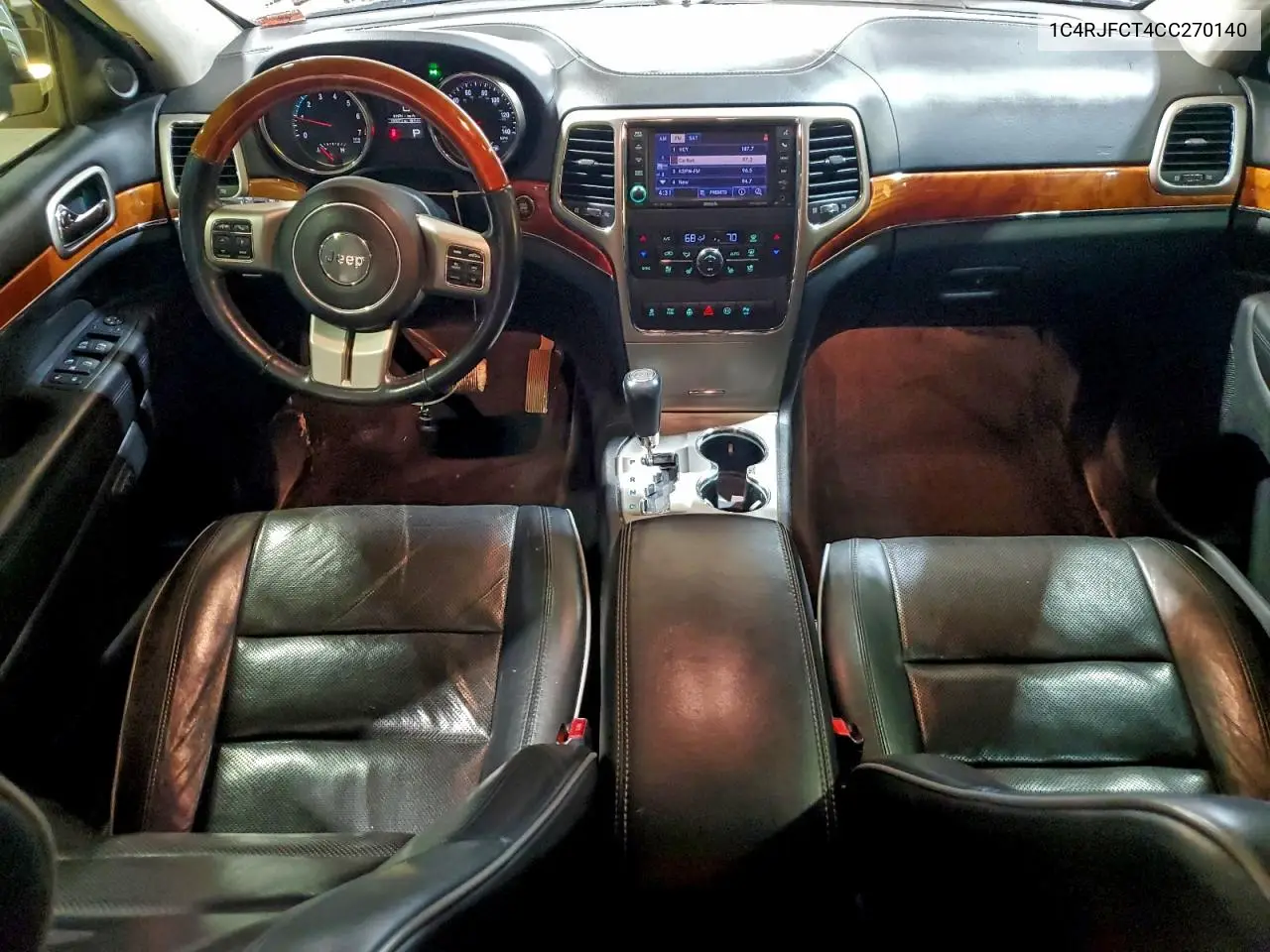 1C4RJFCT4CC270140 2012 Jeep Grand Cherokee Overland