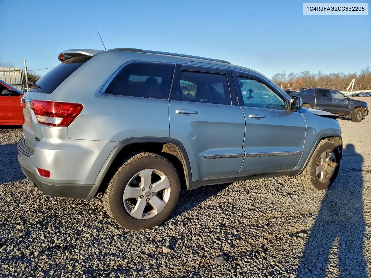 1C4RJFAG2CC332205 2012 Jeep Grand Cherokee Laredo