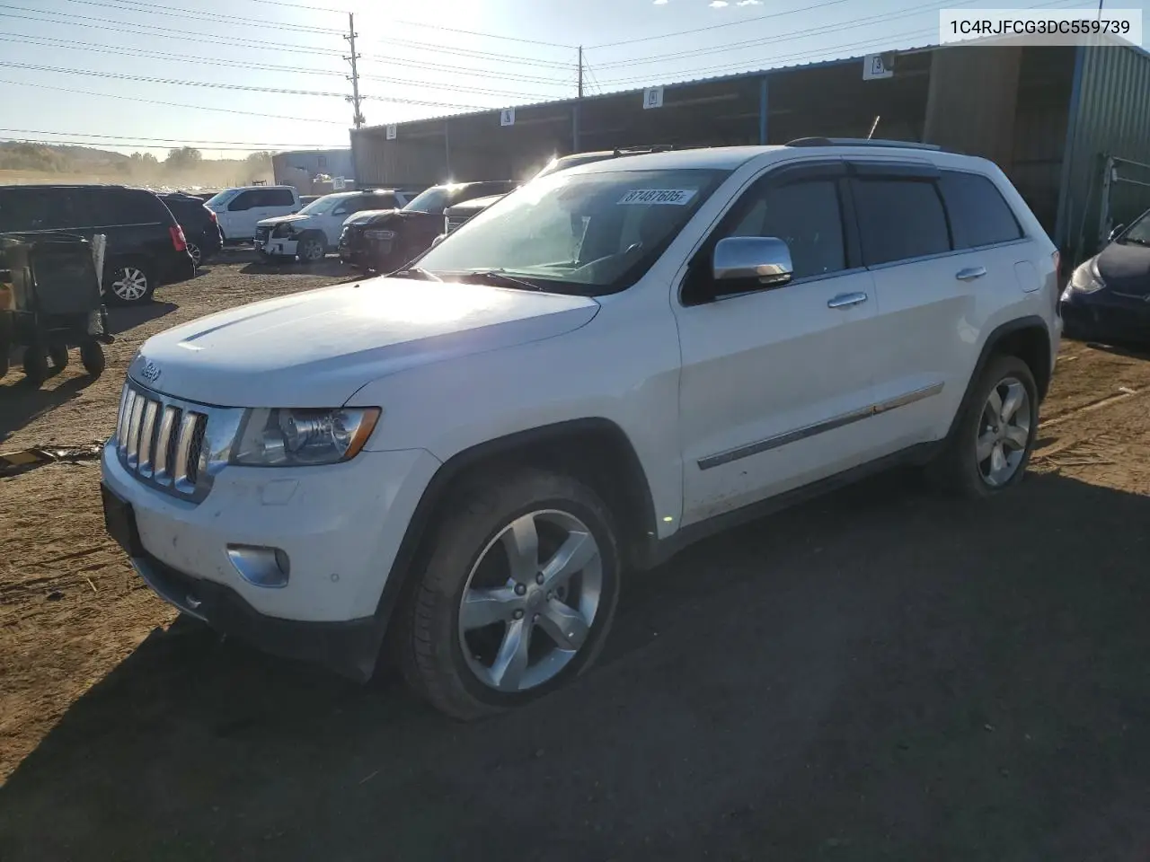1C4RJFCG3DC559739 2013 Jeep Grand Cherokee Overland