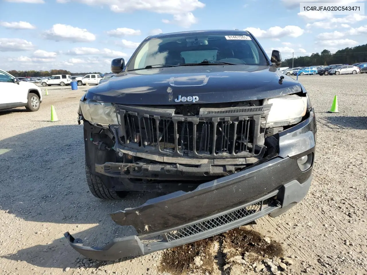 1C4RJFAG2DC543471 2013 Jeep Grand Cherokee Laredo