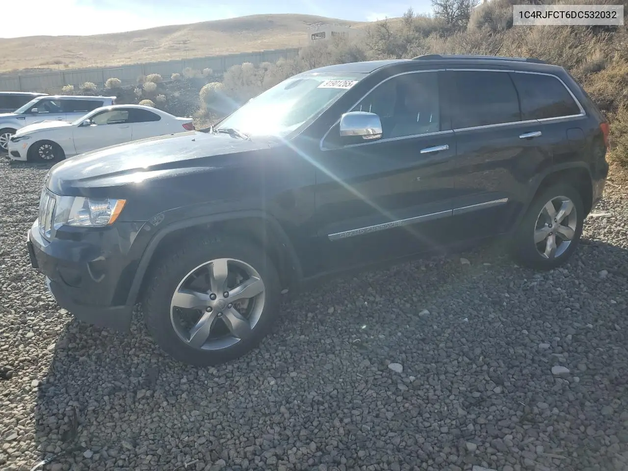 1C4RJFCT6DC532032 2013 Jeep Grand Cherokee Overland