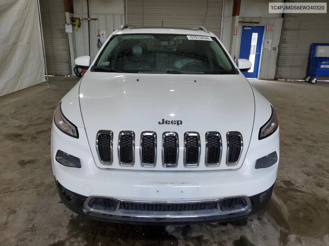 2014 Jeep Cherokee Limited VIN: 1C4PJMDS6EW240320 Lot: 57913234