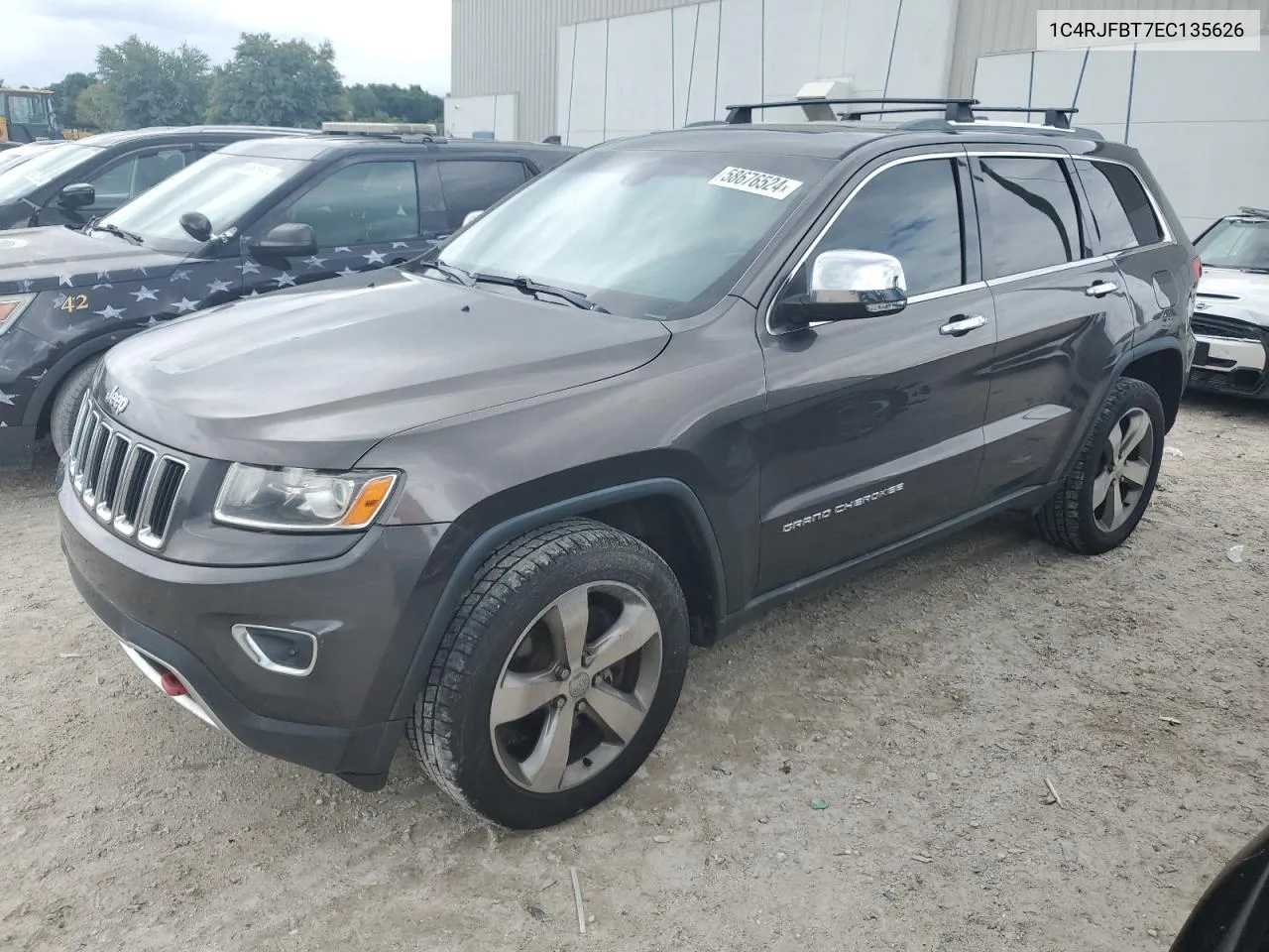 2014 Jeep Grand Cherokee Limited VIN: 1C4RJFBT7EC135626 Lot: 58676524