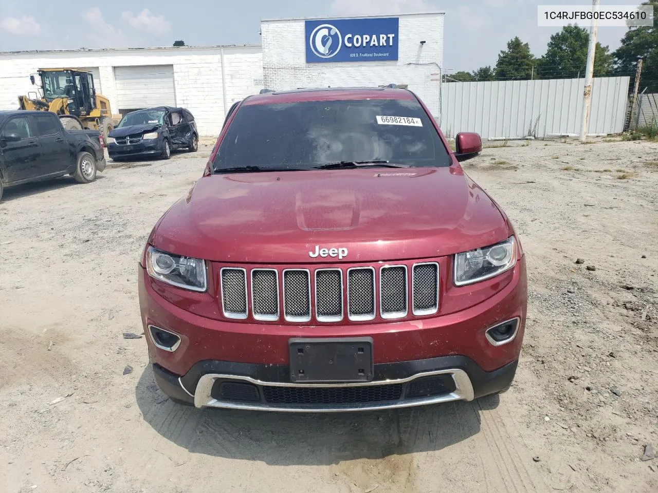 1C4RJFBG0EC534610 2014 Jeep Grand Cherokee Limited