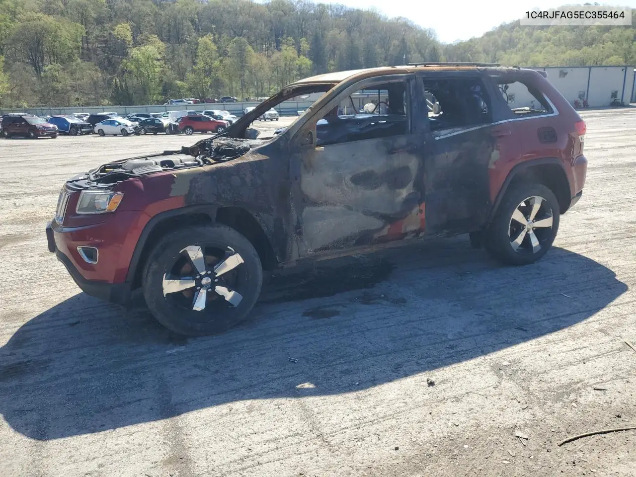 1C4RJFAG5EC355464 2014 Jeep Grand Cherokee Laredo