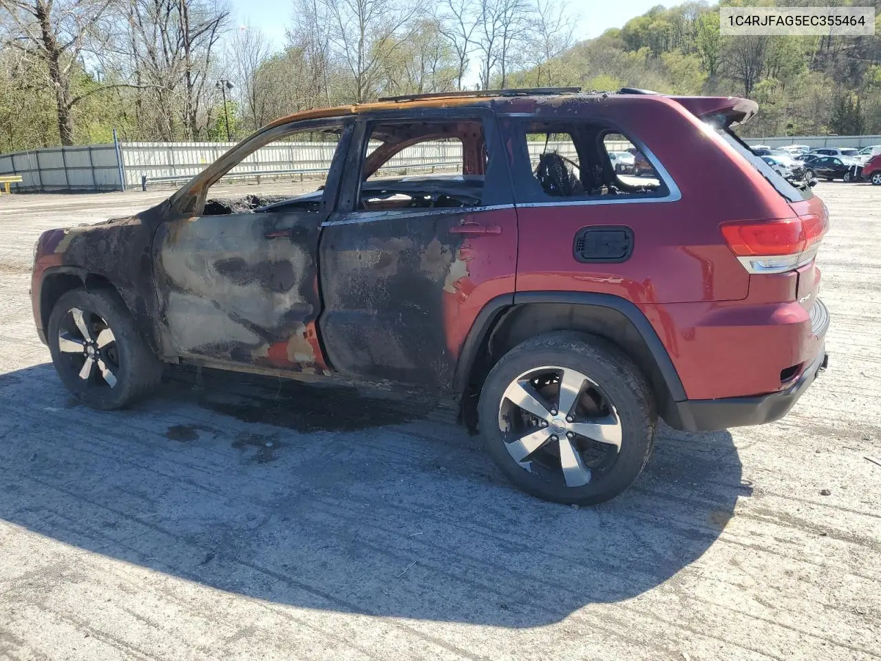 1C4RJFAG5EC355464 2014 Jeep Grand Cherokee Laredo