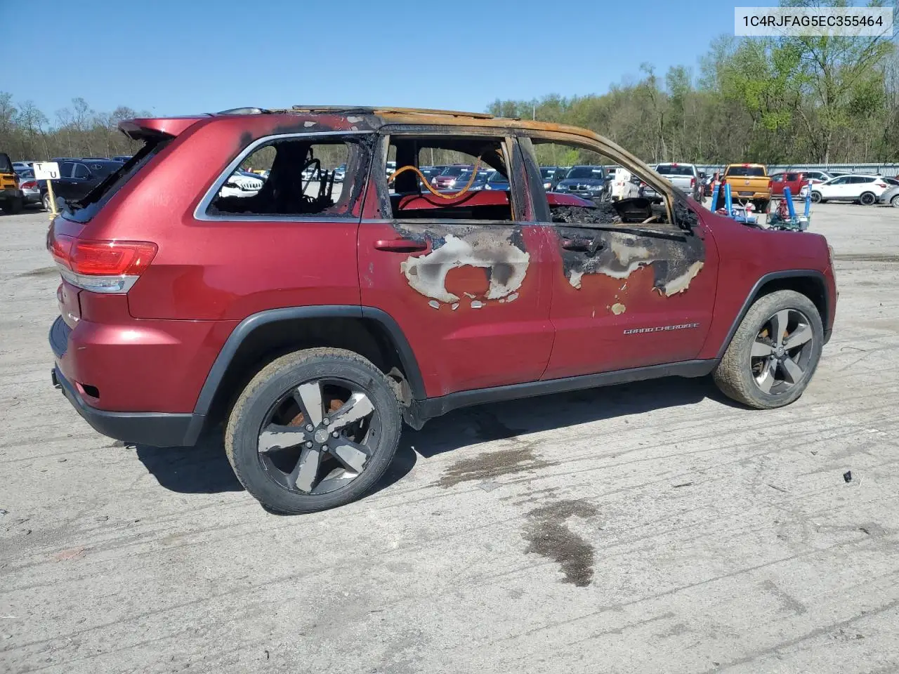 1C4RJFAG5EC355464 2014 Jeep Grand Cherokee Laredo