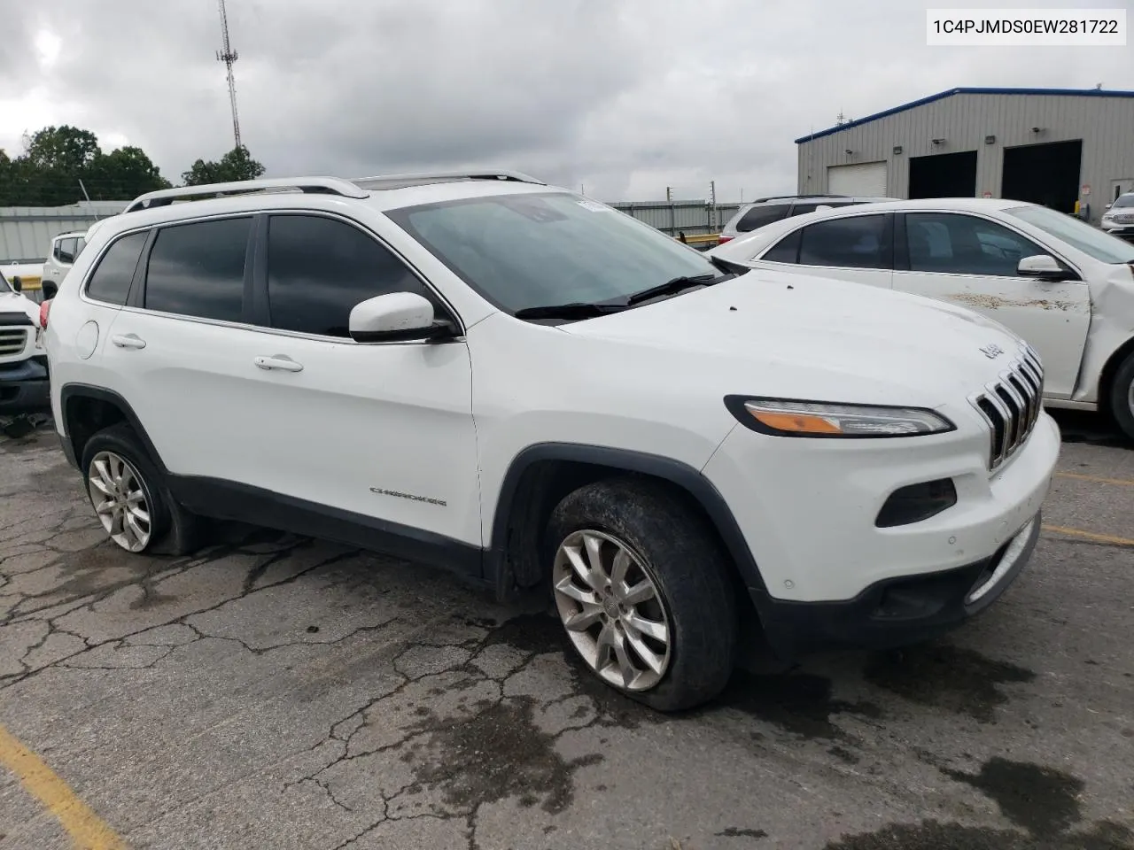 2014 Jeep Cherokee Limited VIN: 1C4PJMDS0EW281722 Lot: 71763014