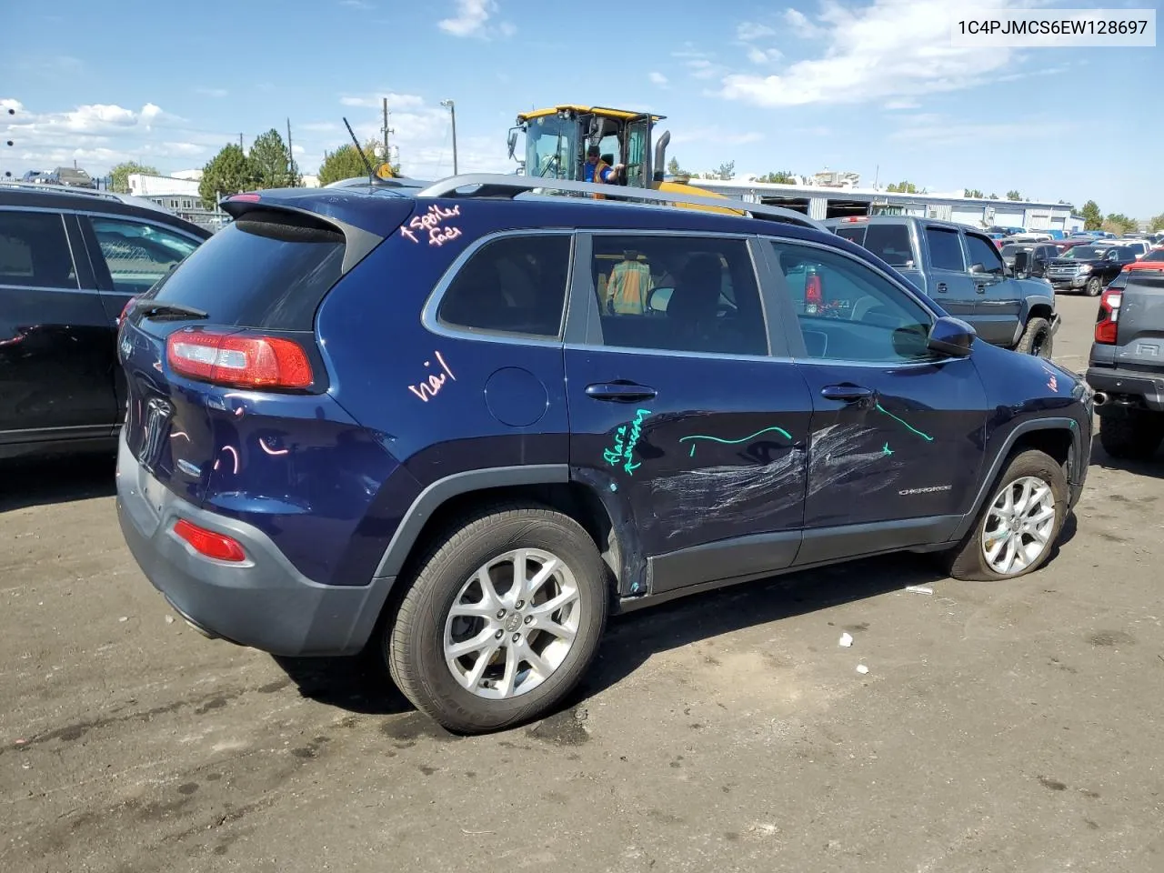 2014 Jeep Cherokee Latitude VIN: 1C4PJMCS6EW128697 Lot: 72811004