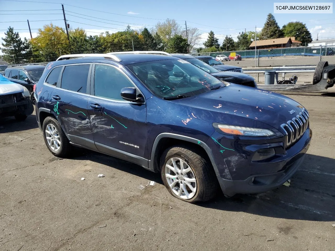 2014 Jeep Cherokee Latitude VIN: 1C4PJMCS6EW128697 Lot: 72811004