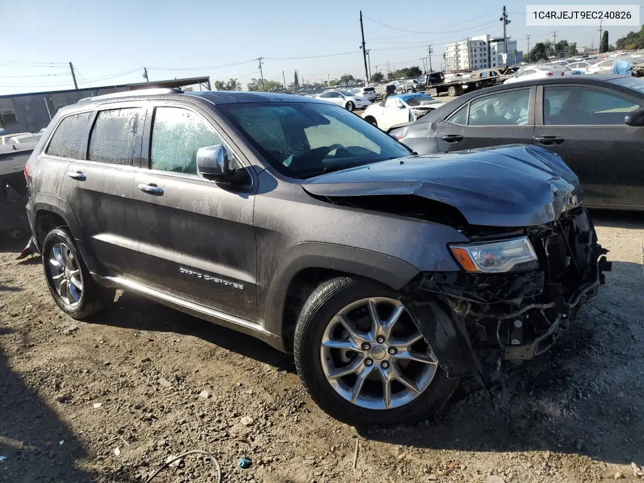 1C4RJEJT9EC240826 2014 Jeep Grand Cherokee Summit