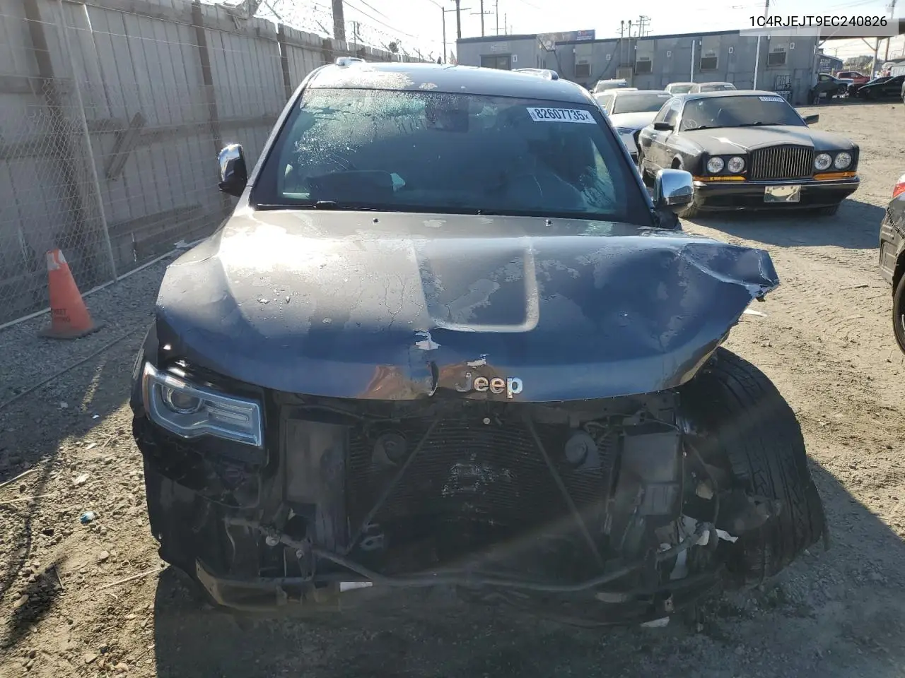 1C4RJEJT9EC240826 2014 Jeep Grand Cherokee Summit