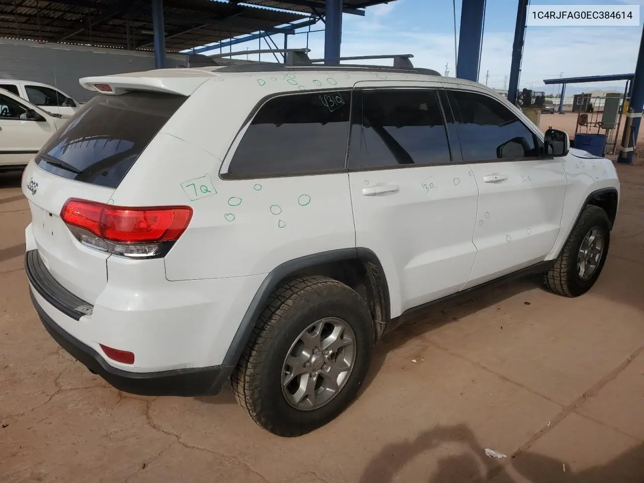 1C4RJFAG0EC384614 2014 Jeep Grand Cherokee Laredo
