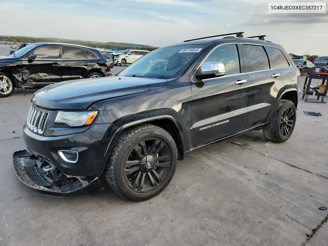 1C4RJECGXEC357217 2014 Jeep Grand Cherokee Overland