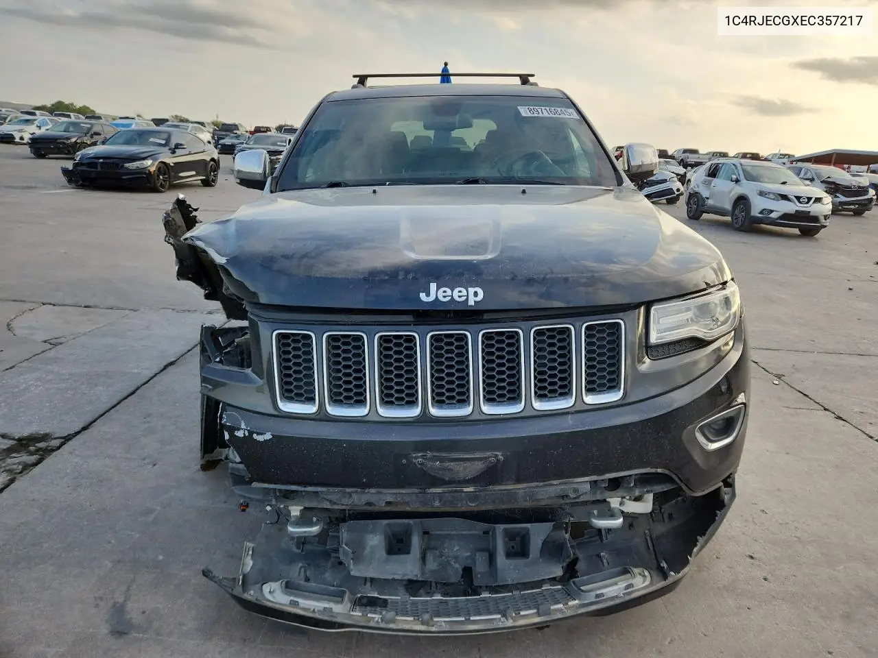 1C4RJECGXEC357217 2014 Jeep Grand Cherokee Overland