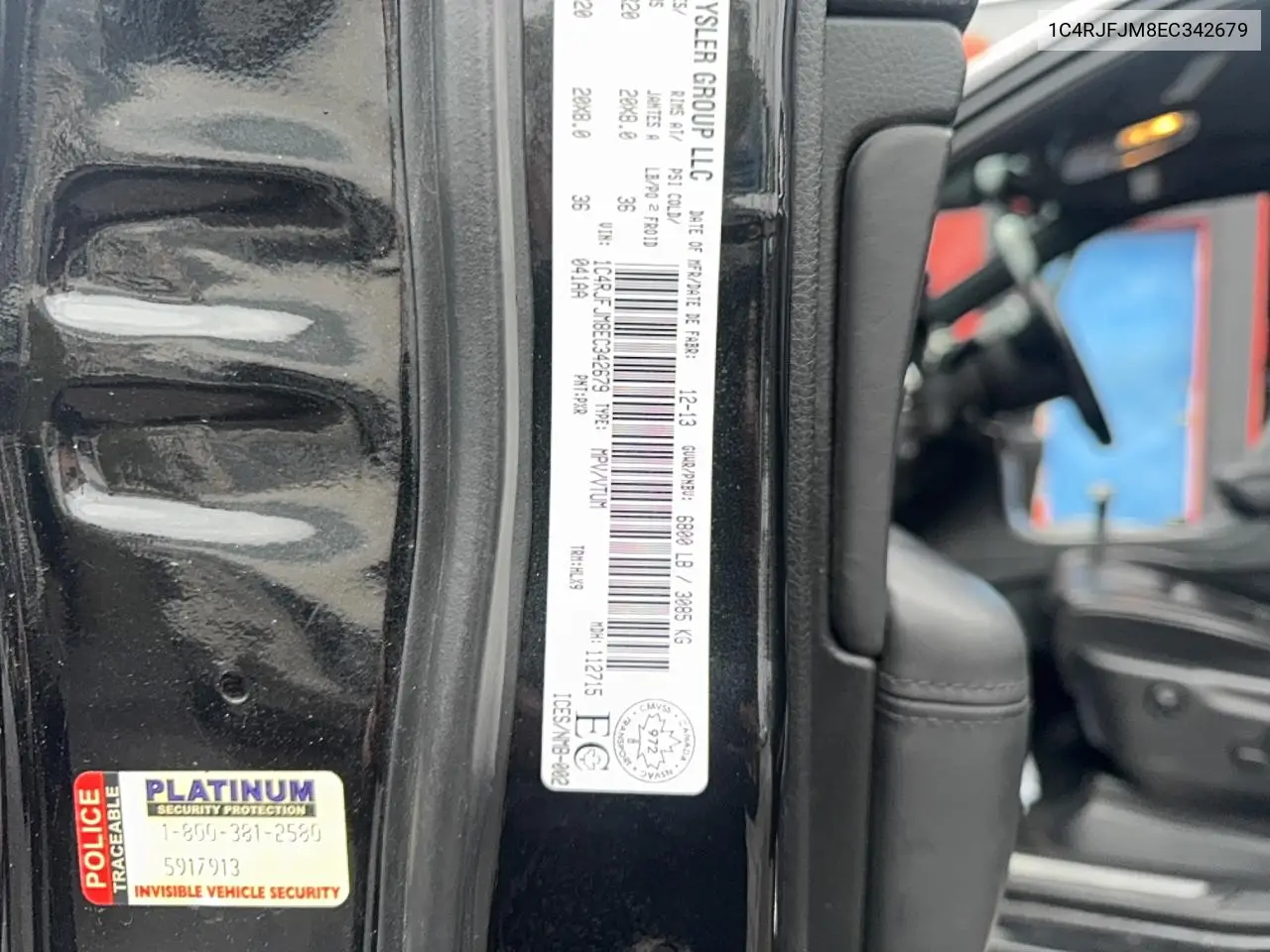 1C4RJFJM8EC342679 2014 Jeep Grand Cherokee Summit