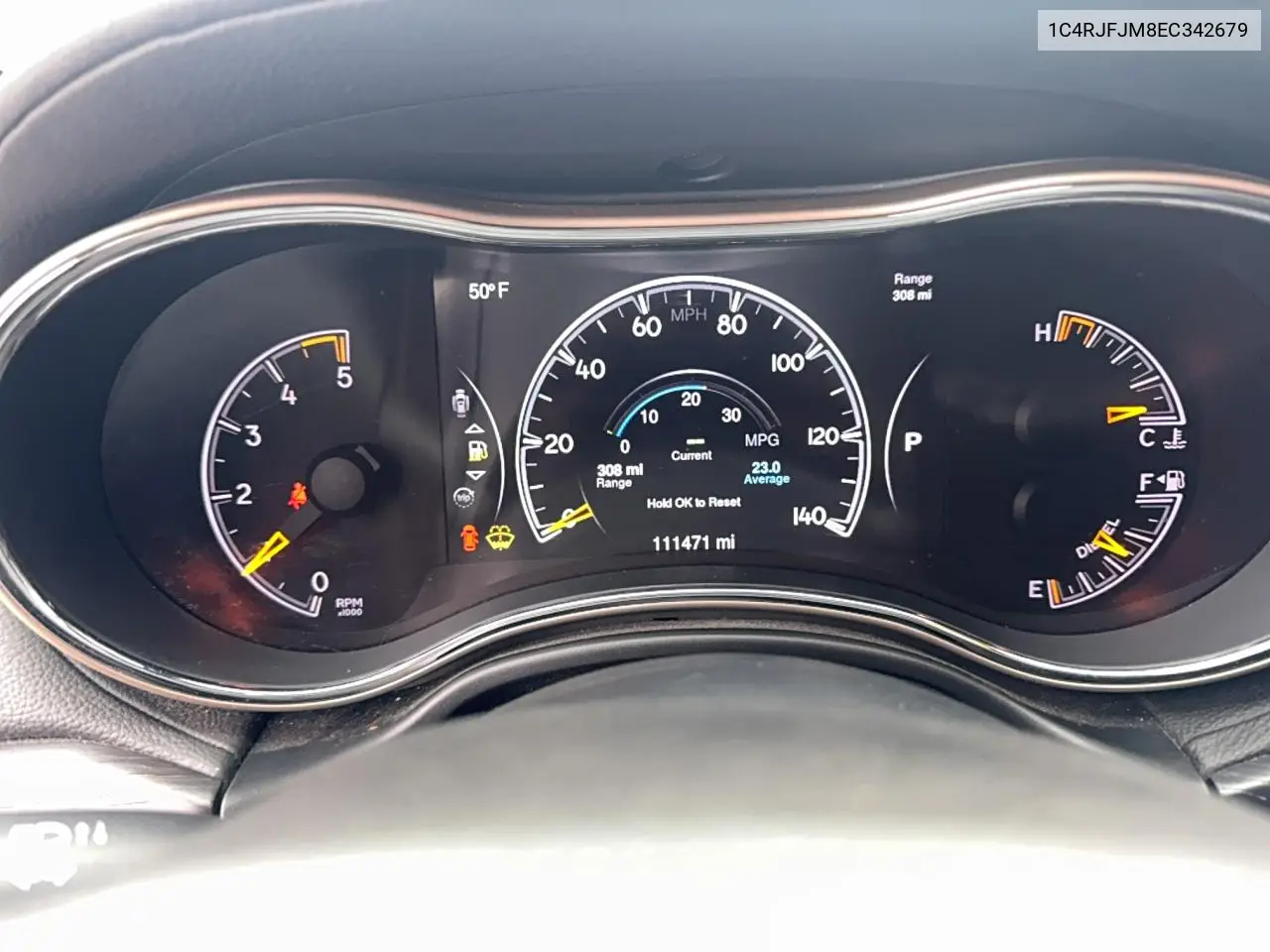 1C4RJFJM8EC342679 2014 Jeep Grand Cherokee Summit