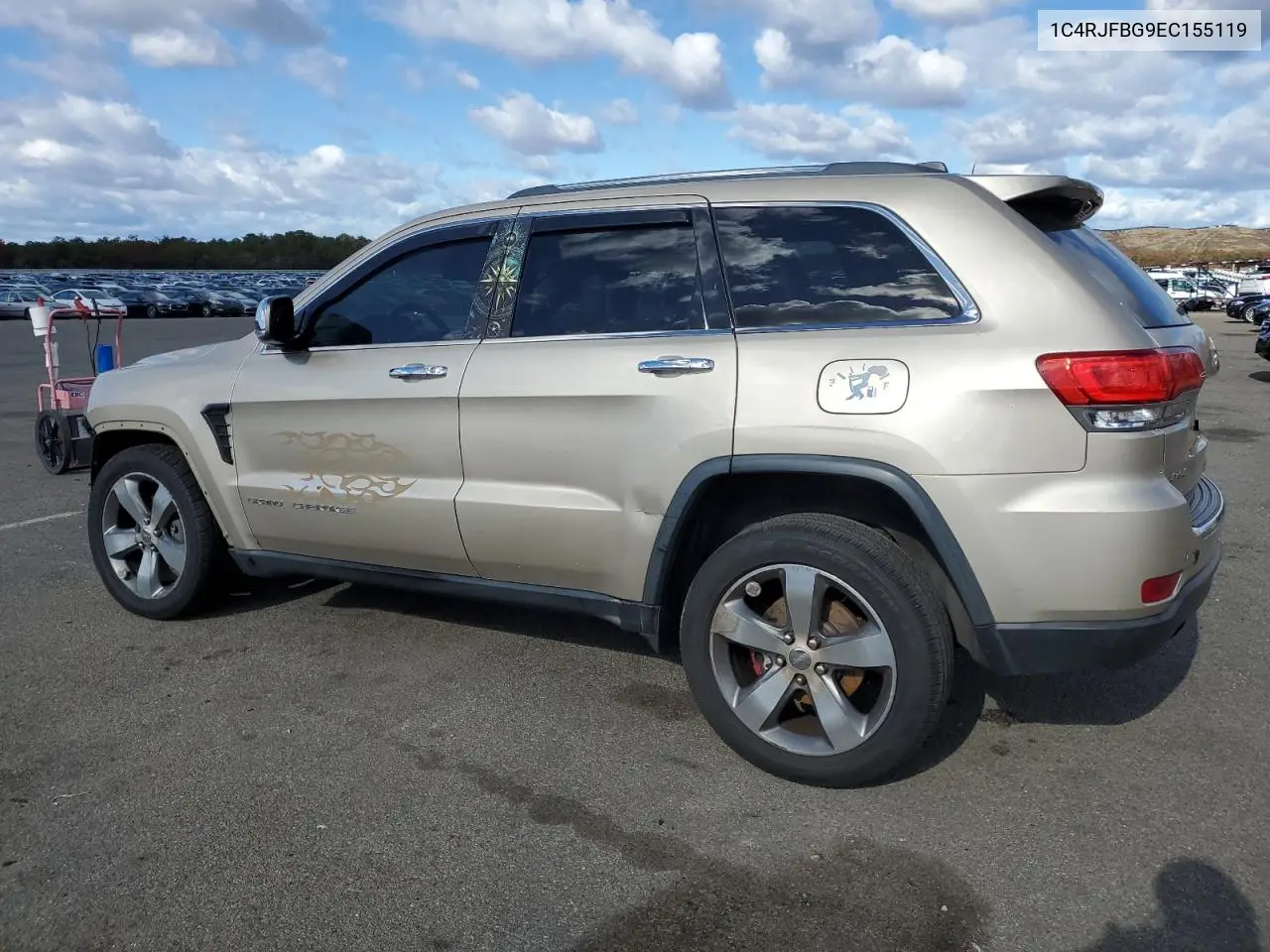 1C4RJFBG9EC155119 2014 Jeep Grand Cherokee Limited