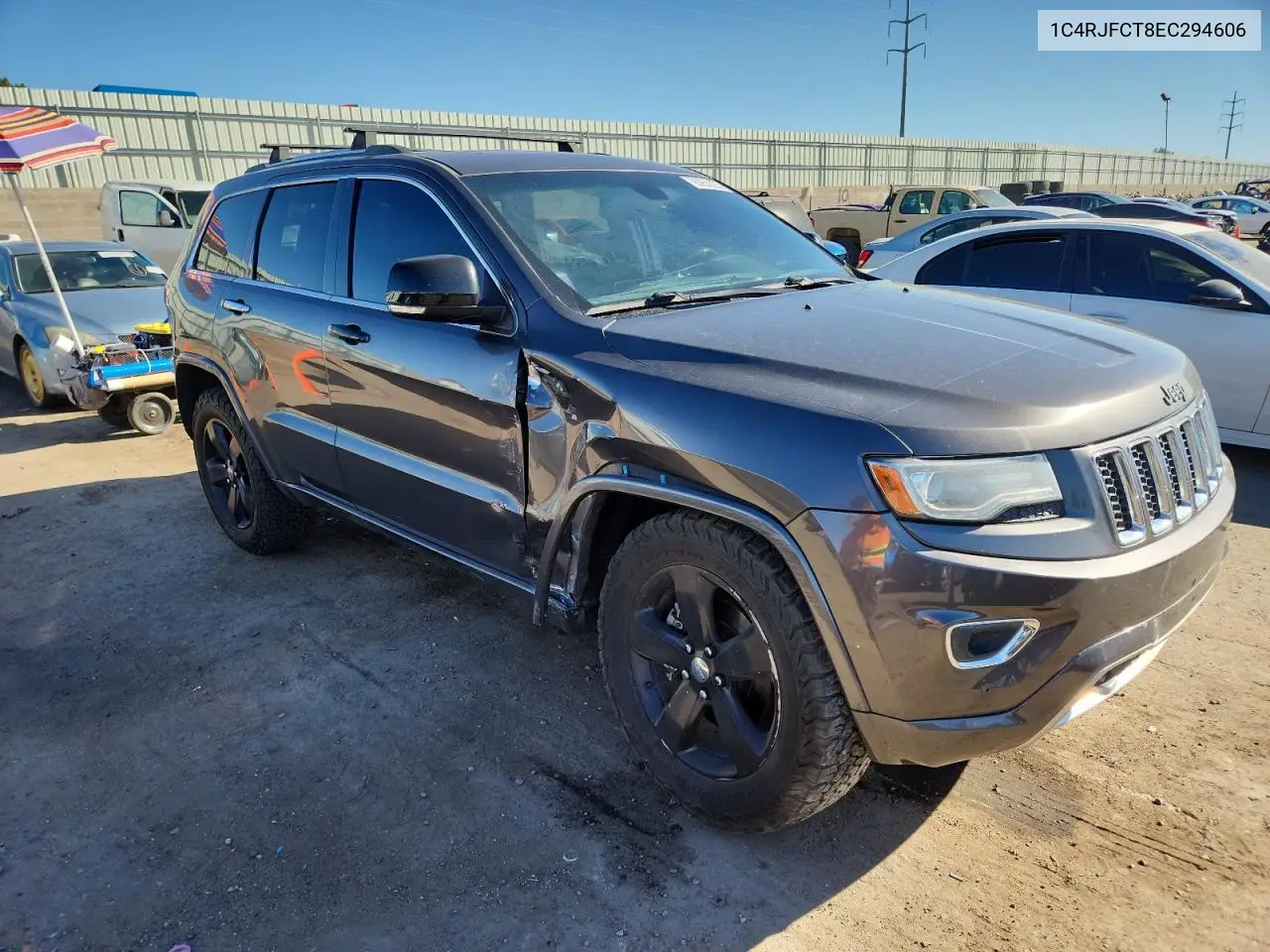 1C4RJFCT8EC294606 2014 Jeep Grand Cherokee Overland