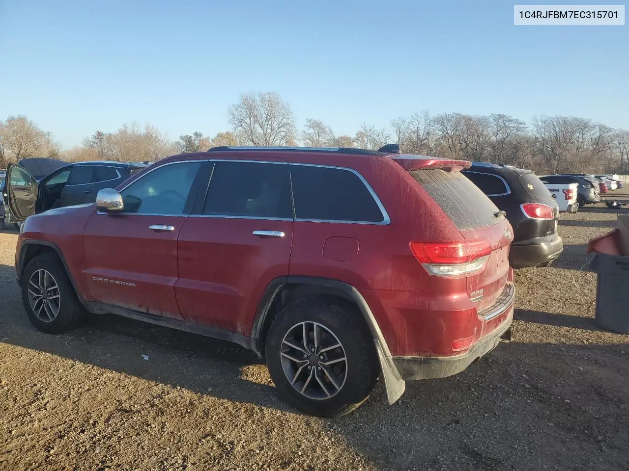 1C4RJFBM7EC315701 2014 Jeep Grand Cherokee Limited