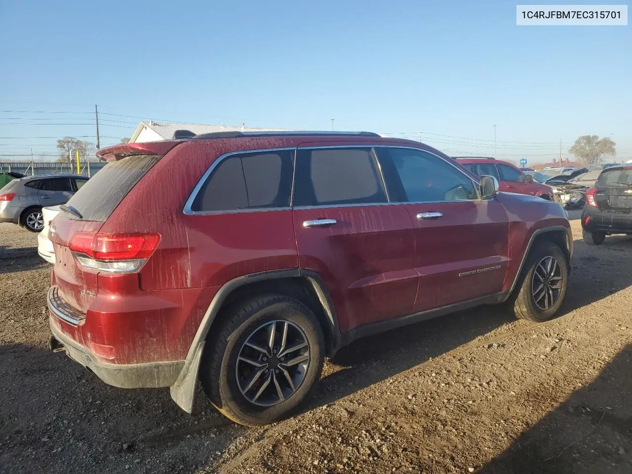 1C4RJFBM7EC315701 2014 Jeep Grand Cherokee Limited