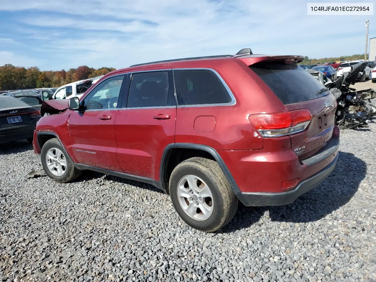 1C4RJFAG1EC272954 2014 Jeep Grand Cherokee Laredo