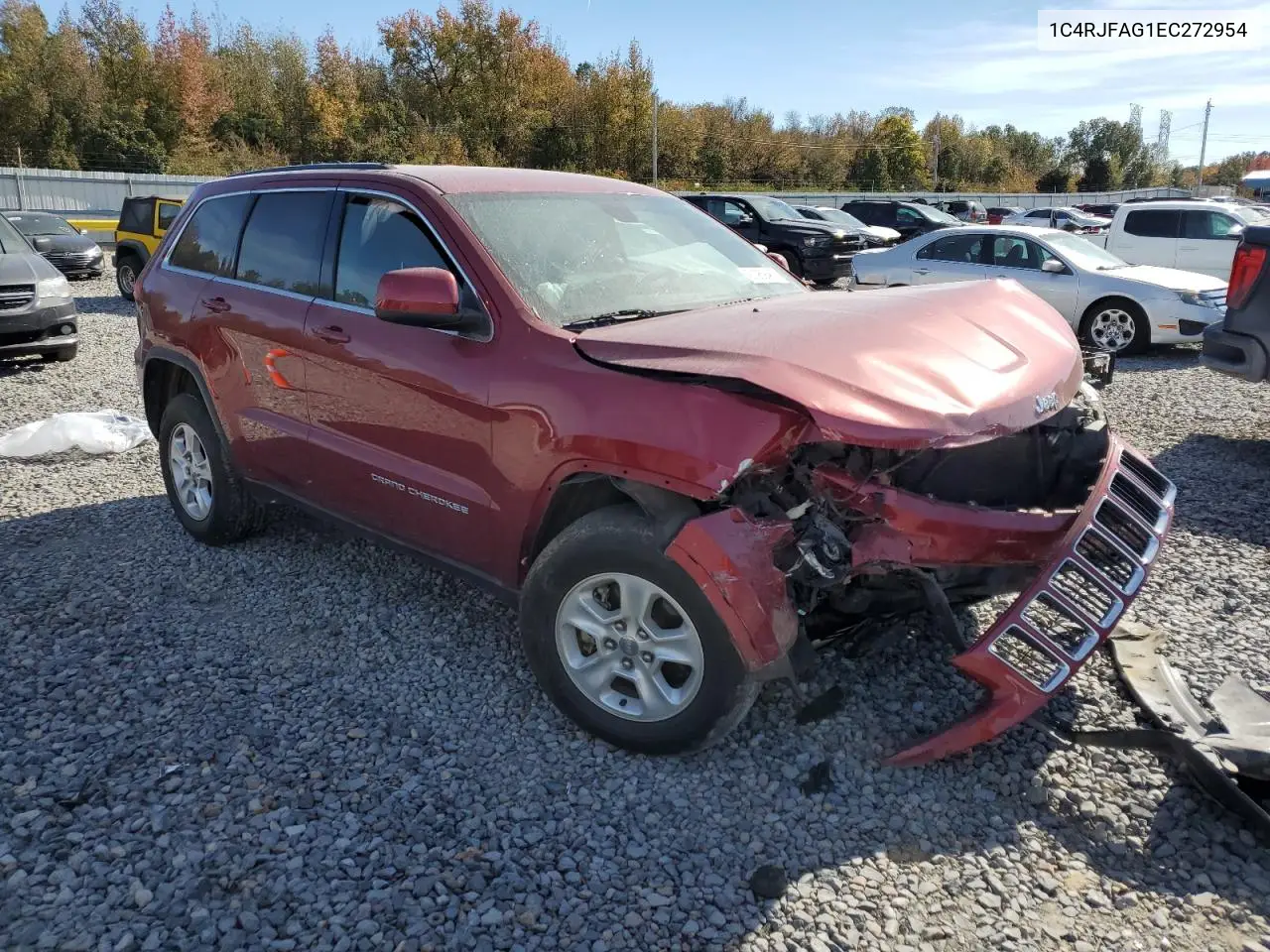 1C4RJFAG1EC272954 2014 Jeep Grand Cherokee Laredo