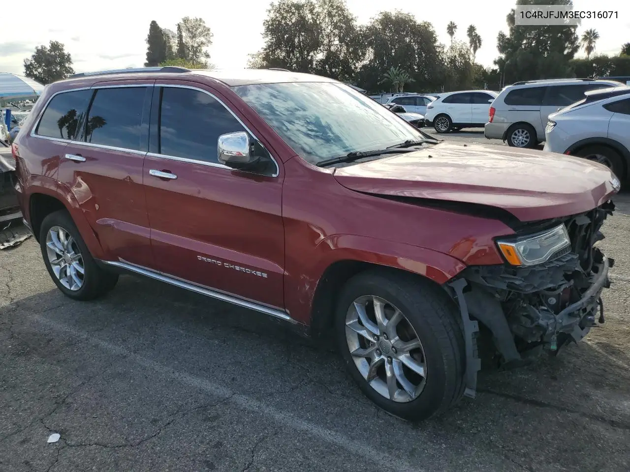 1C4RJFJM3EC316071 2014 Jeep Grand Cherokee Summit