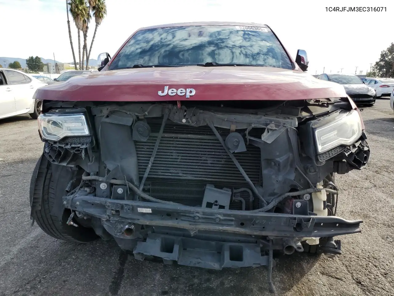 1C4RJFJM3EC316071 2014 Jeep Grand Cherokee Summit