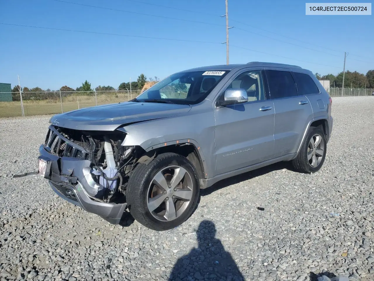 1C4RJECT2EC500724 2014 Jeep Grand Cherokee Overland