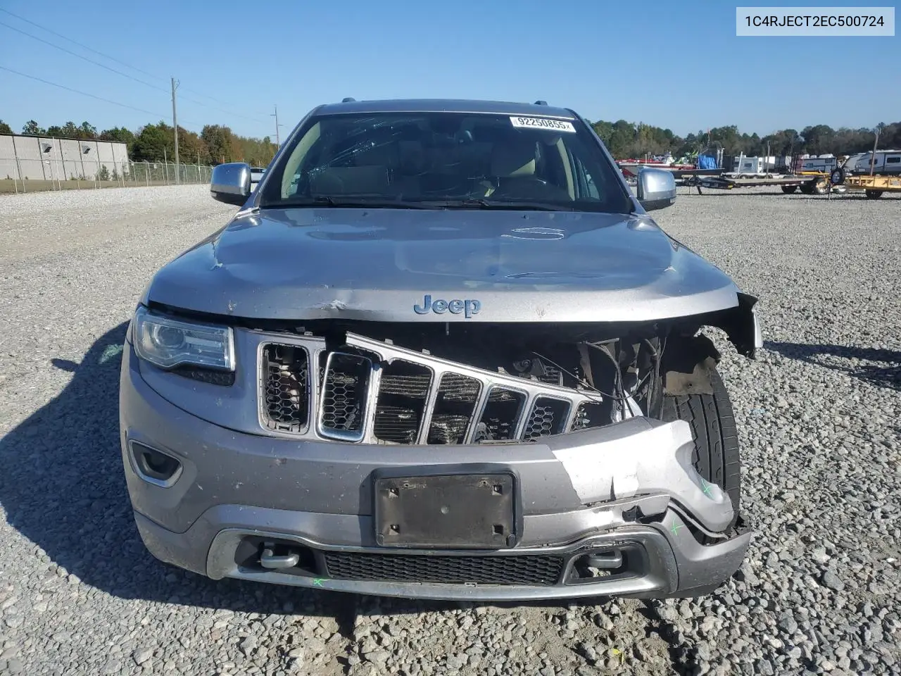1C4RJECT2EC500724 2014 Jeep Grand Cherokee Overland