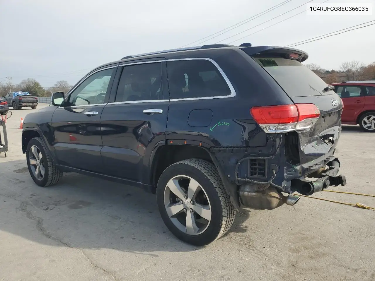 1C4RJFCG8EC366035 2014 Jeep Grand Cherokee Overland