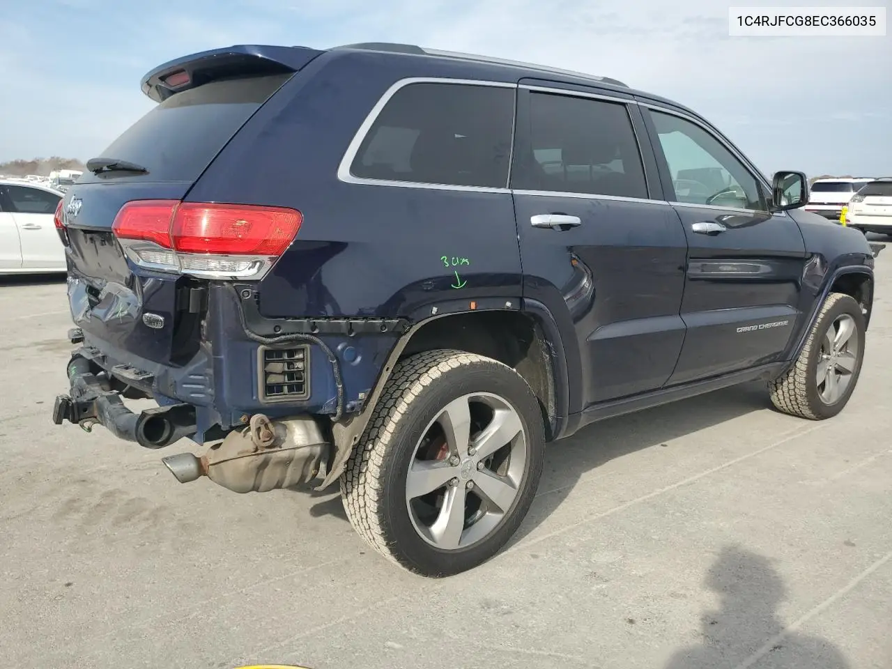 1C4RJFCG8EC366035 2014 Jeep Grand Cherokee Overland